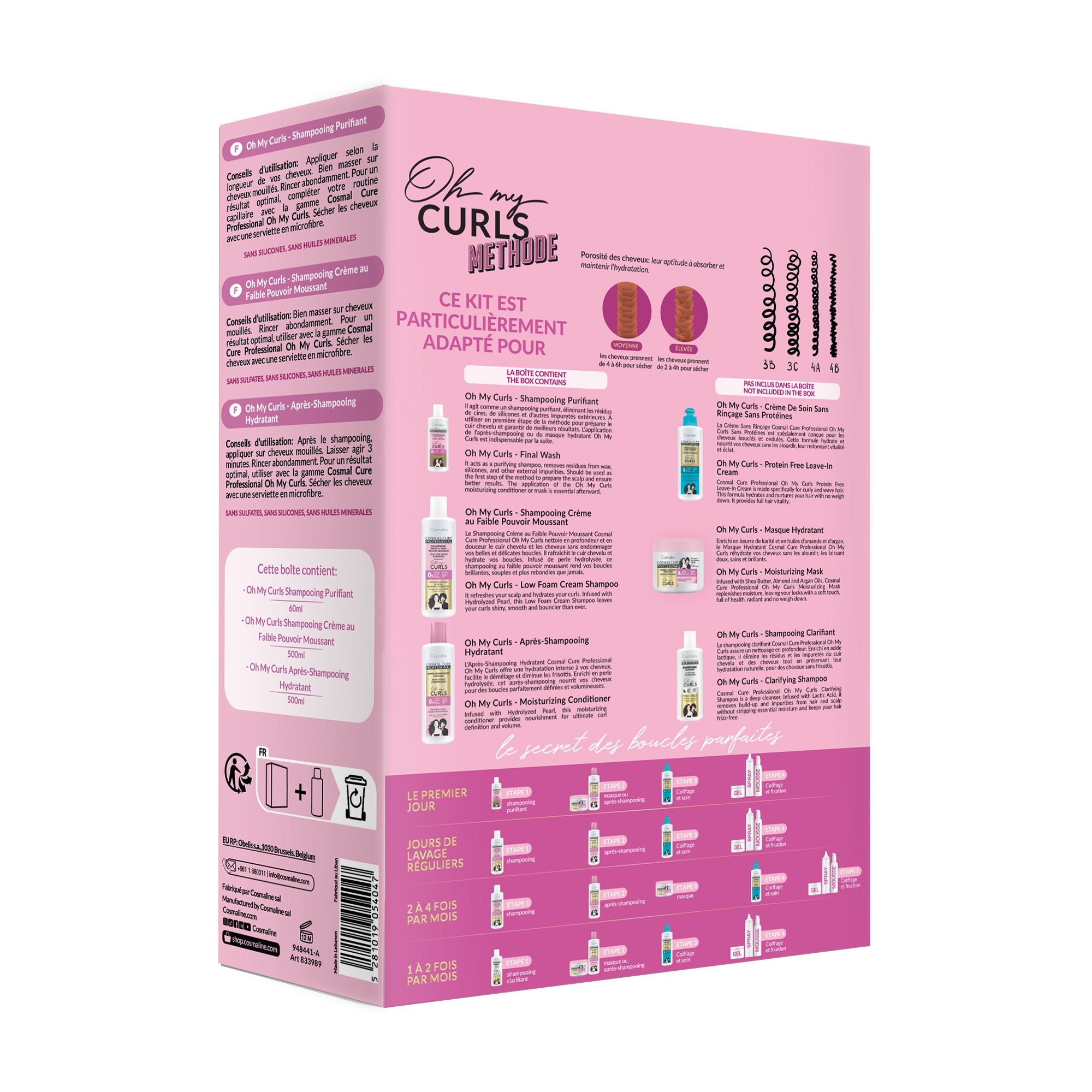 COSMAL CURE PROFESSIONAL OH MY CURLS KIT COMPLET