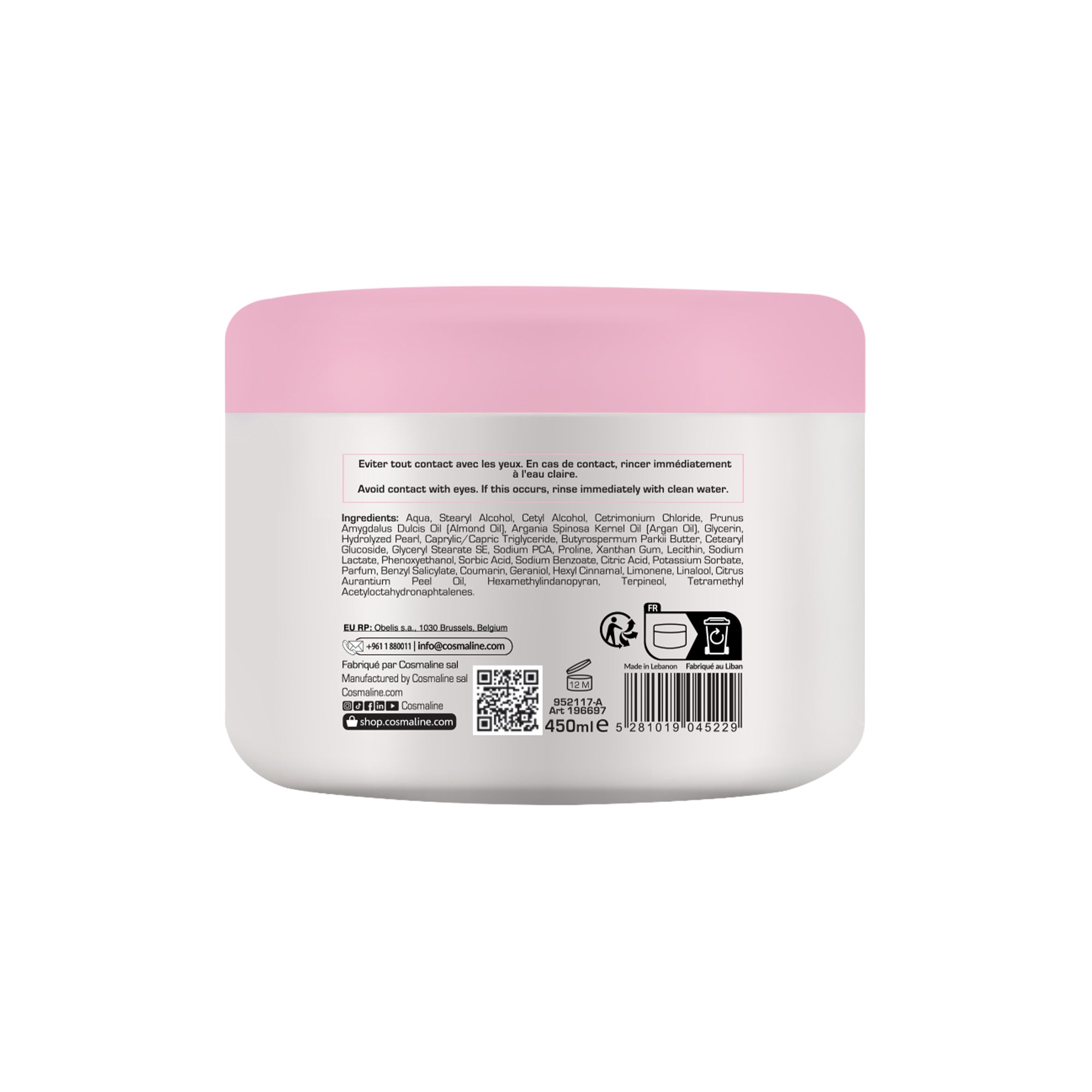 COSMAL CURE PROFESSIONAL OH MY CURLS MASQUE HYDRATANT
