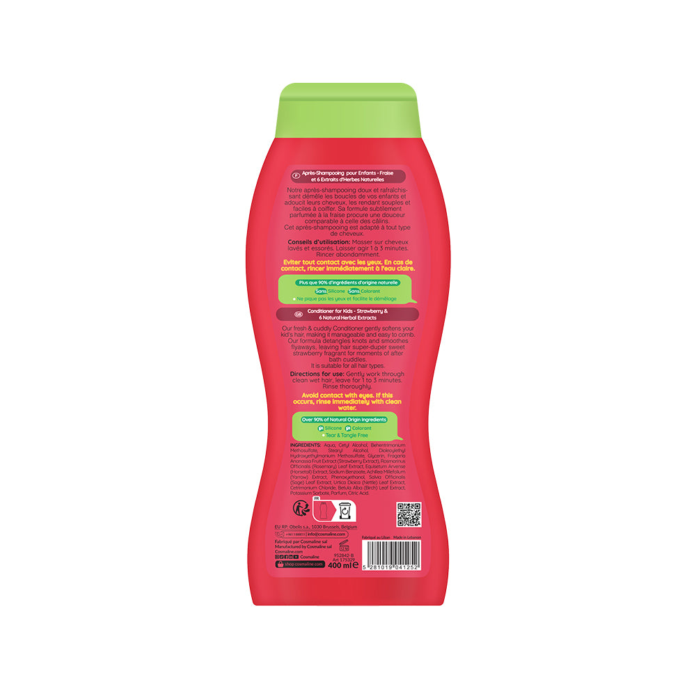SOFT WAVE KIDS APRÈS-SHAMPOING A LA FRAISE