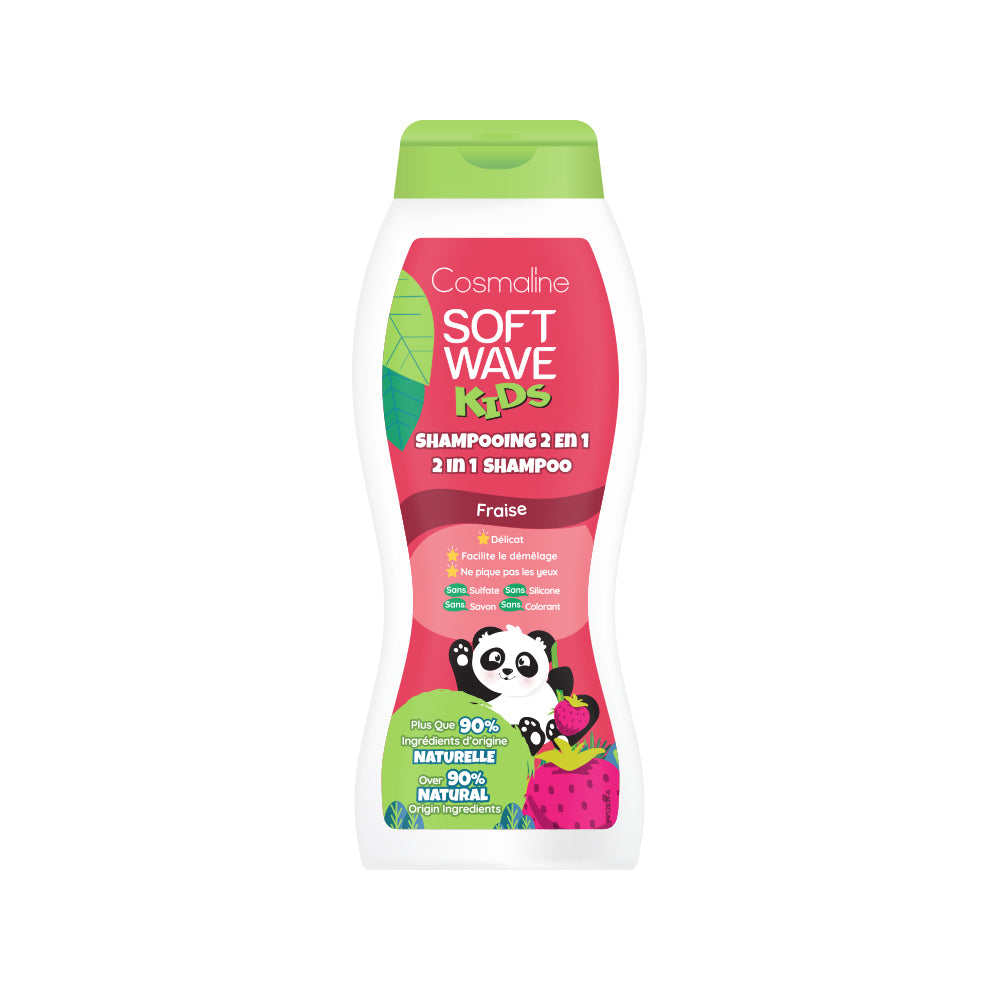SOFT WAVE KIDS SHAMPOING 2-EN-1 A LA FRAISE